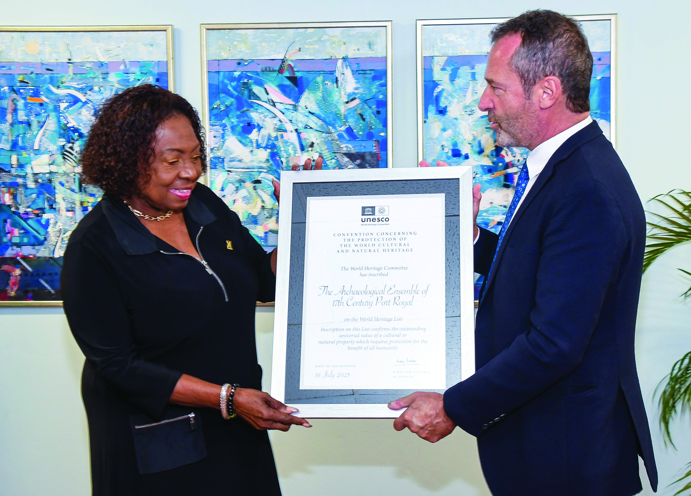 Heritage Inscription